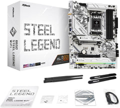 ASRock 90-MXBN90-A0UAYZ B650 Steel Legend WiFi Motherboard