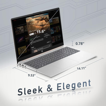 HP 15 Ryzen 5 Slim High-Performance Pink Laptop