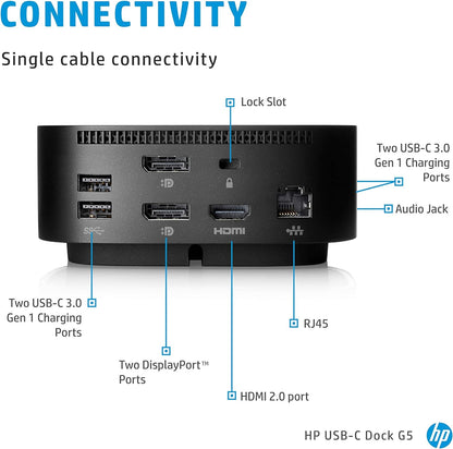 HP 26D32AA#ABL USB-C Dock G5 11-in-1 Adapter