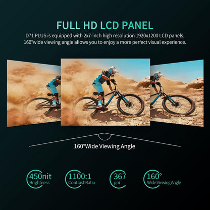 FEELWORLD D71 PLUS Dual 7" 3RU Broadcast Monitor