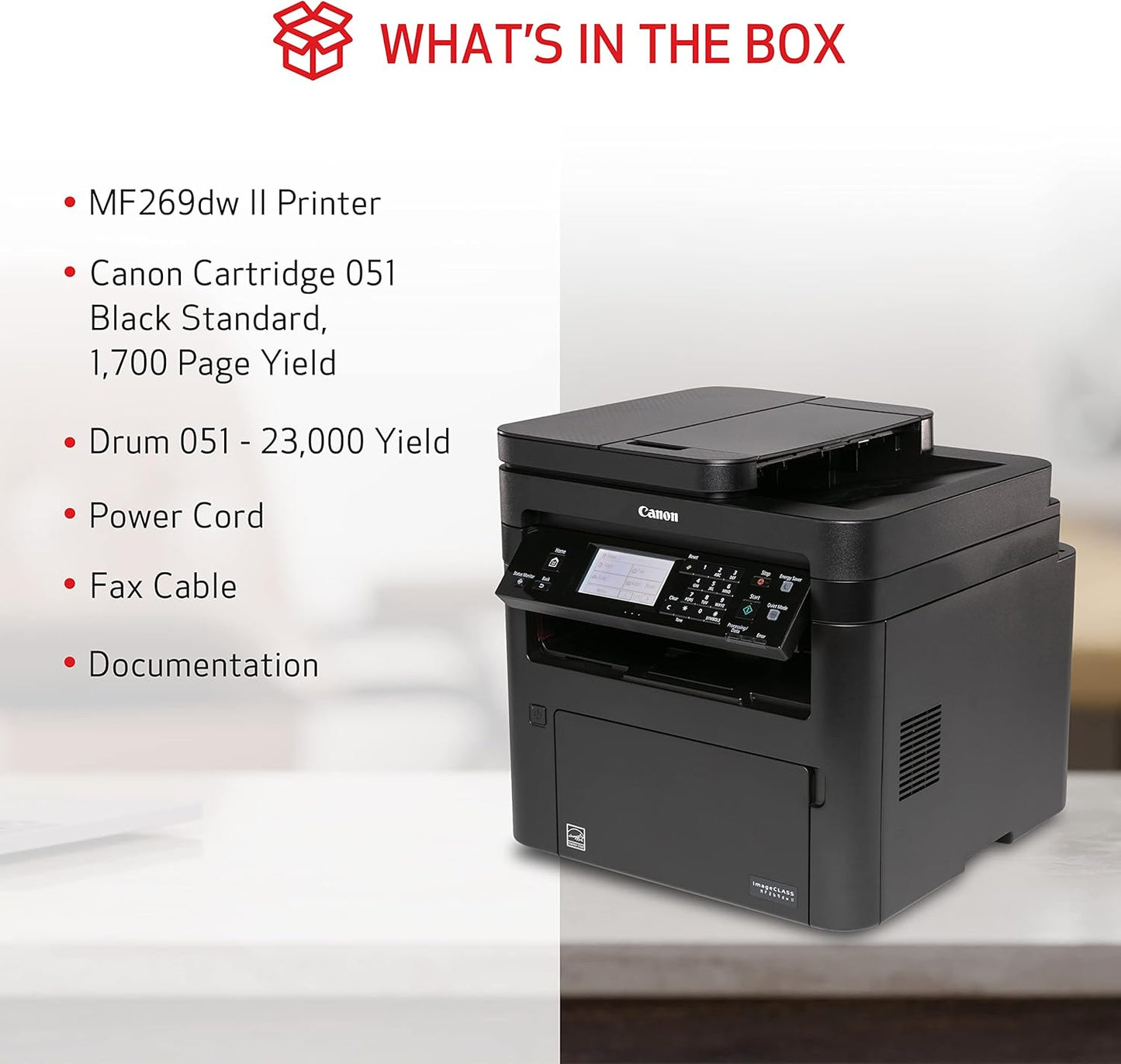 Canon 5938C005 imageCLASS MF269dw II Wireless Laser Printer