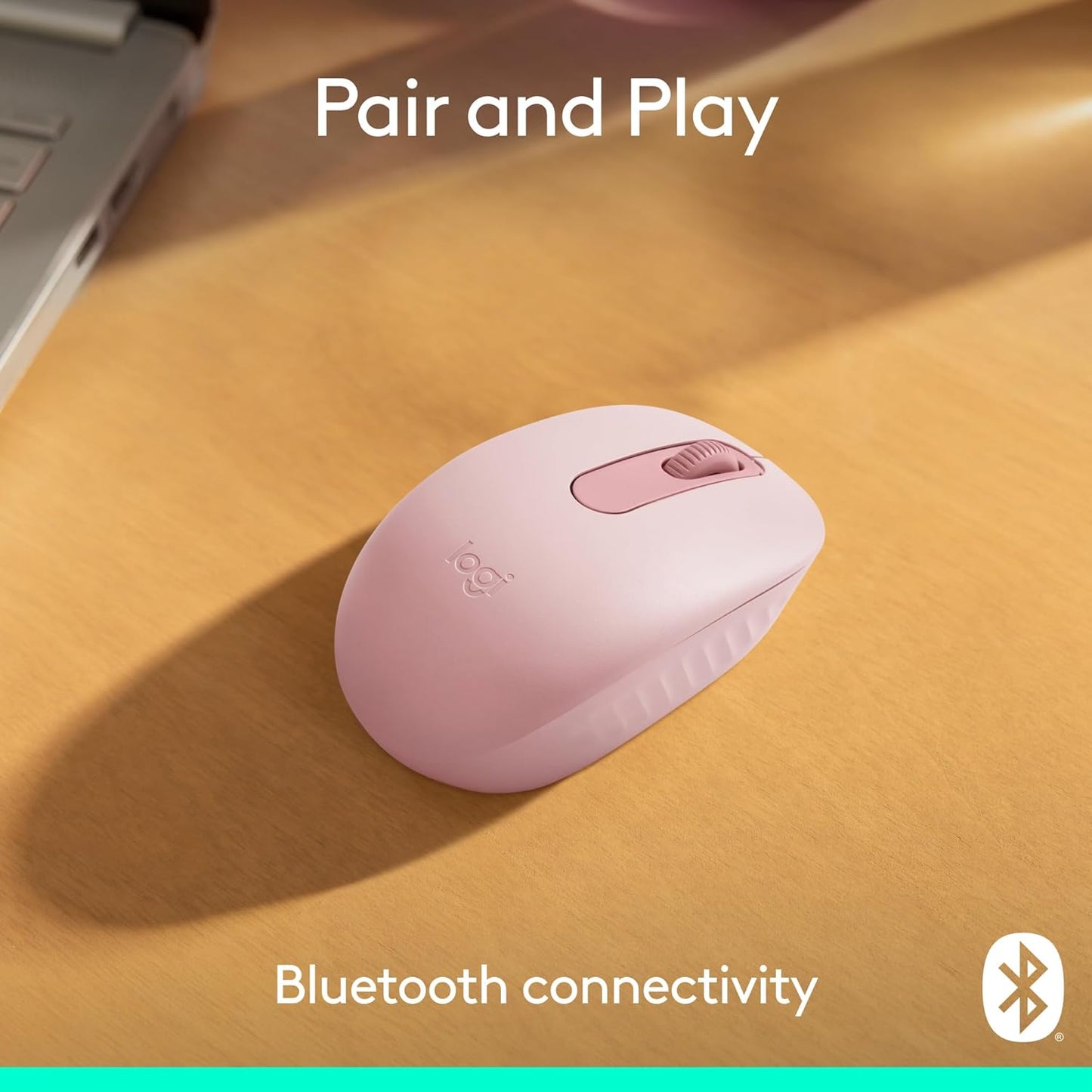 Logitech 910-007439 M196 Rose Bluetooth Wireless Mouse