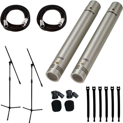 Samson 8541752686 C02 Pencil Condenser Mic Bundle
