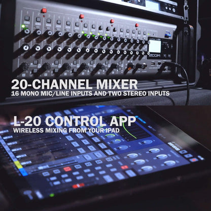 Zoom LiveTrak L-20R Digital Mixing Console