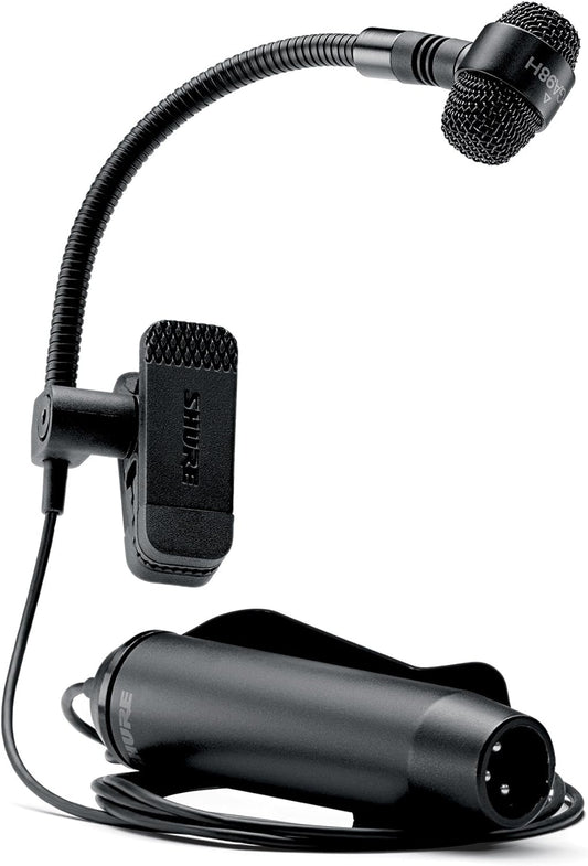 Shure PGA98H-XLR Condenser Microphone - for Wind Instruments
