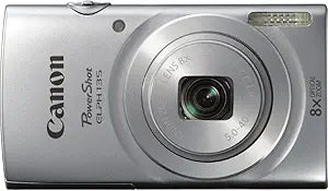 Canon 9153B001AA PowerShot ELPH135 Digital Camera - Silver