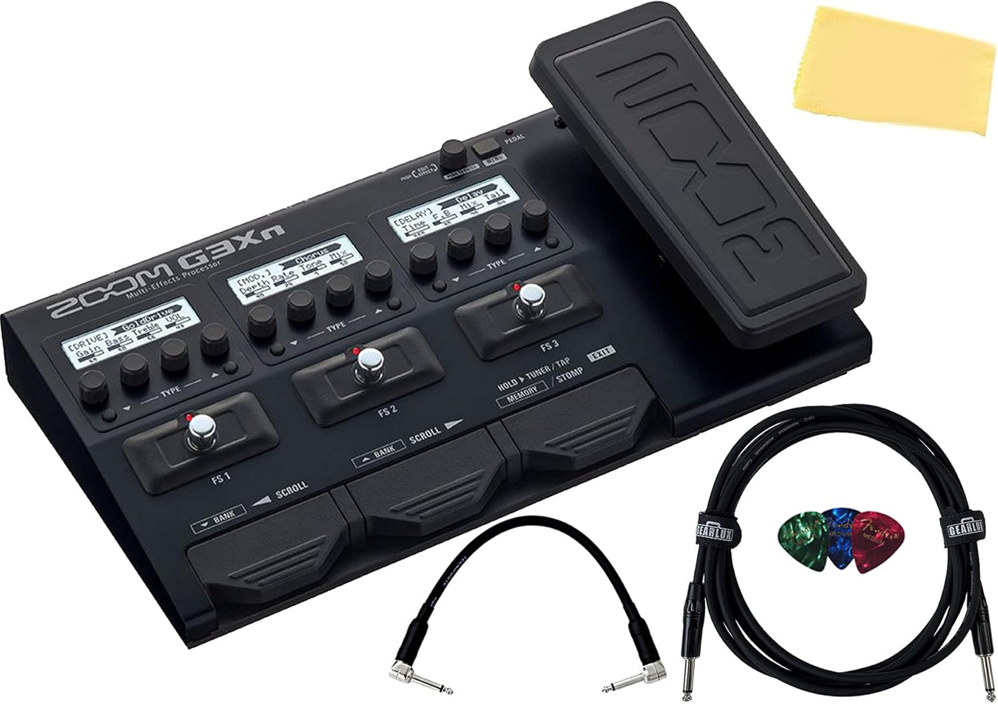 Zoom AUS-G3XN-COMBO-STD Multi-Effects Guitar Pedal Bundle