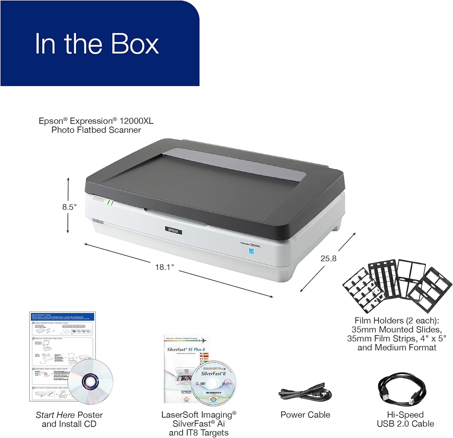 Epson 12000XL-PH Expression Flatbed Scanner Large Format