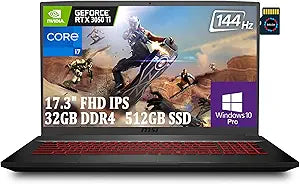 MSI Katana GF76 Gaming Laptop i7-11800H RTX 3050 Ti 17.3