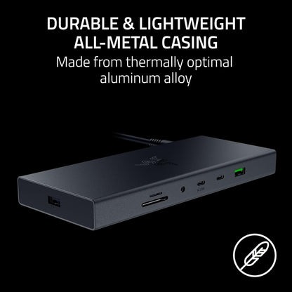 Razer RC21-02280100-R3U1 USB 4 Dock: 14 Ports, Dual 4K 120Hz