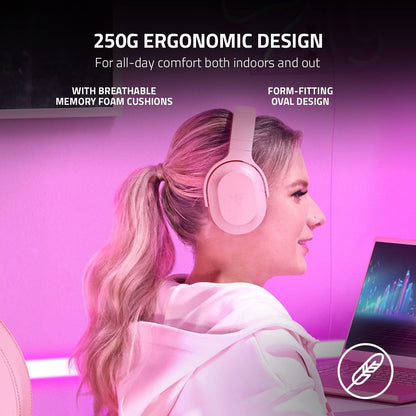 Razer Barracuda X Renewed Wireless Gaming Headset Quartz Pink