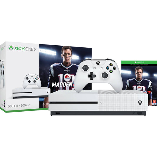 Microsoft ZQ9-00317 Xbox One S 500GB Madden NFL 18 Bundle