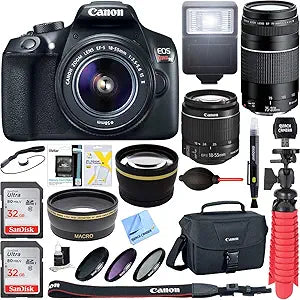 Canon E22CNEOSRT61855 Rebel T6 Double Zoom Lens Bundle