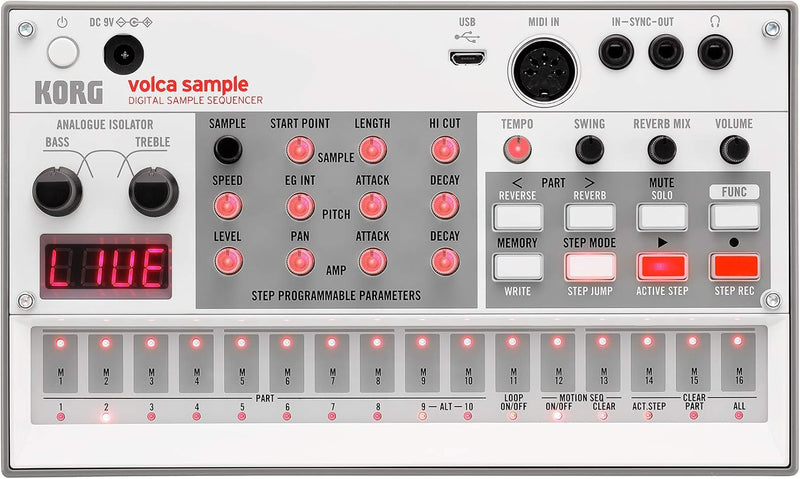 Korg VOLCASAMPLE2 Digital Sampler Portable Beat Machine — main product image
