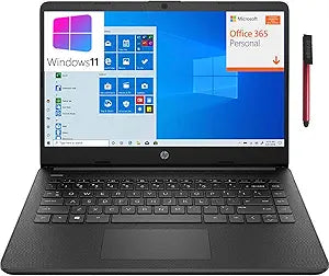 HP 14 Windows 11 Laptop Celeron N4120 4GB 128GB eMMC