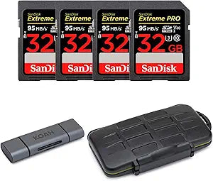 SanDisk Extreme Pro SD Card 32GB Bundle — main product image