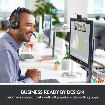 Logitech C920e Business Webcam, HD Video (Renewed)