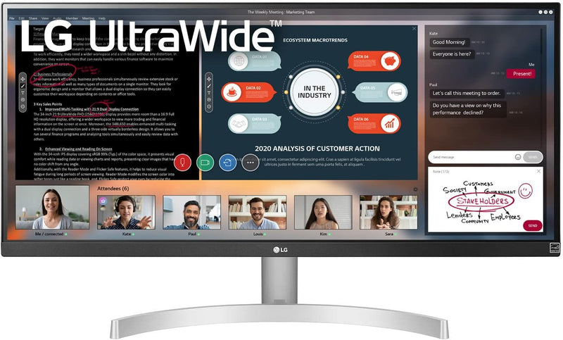LG 29WN600-W 29-Inch UltraWide FHD Monitor — main product image