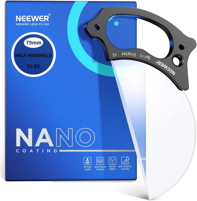 Neewer Split Diopter 79mm Lens Filter Handheld — main product image