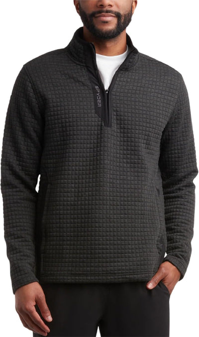Spyder Men's Quarter Zip Sweatshirt UPF 30+ Fleece Pullover