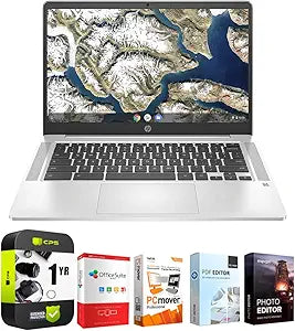 HP E9HP14ANA0010NR 14-inch Chromebook Bundle