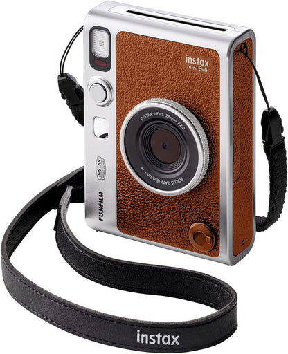 Fujifilm Instax Mini Evo Brown Camera Bundle