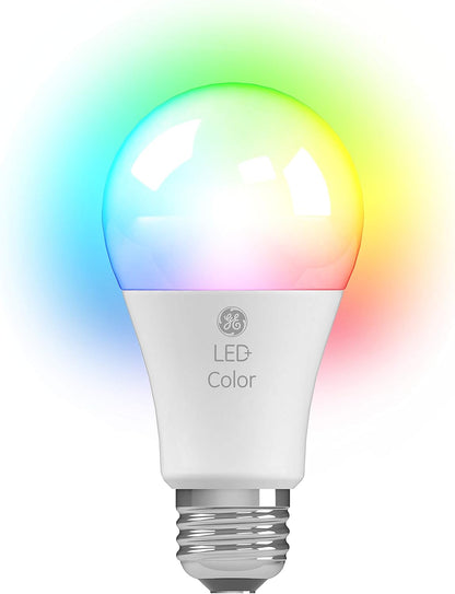 GE 10043168502174 LED+ Color Changing A19 Bulbs 3-Pack