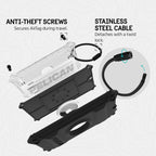 Pelican PP051216 AirTag Luggage Tag with Name Card - Black