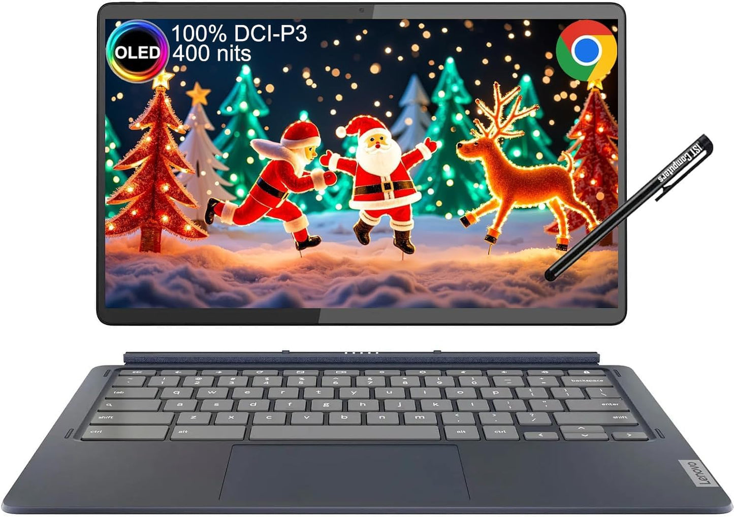 Lenovo Chromebook Duet 5 2-in-1 Tablet Keyboard & Stylus