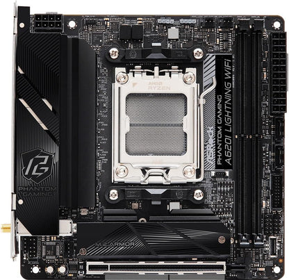 ASRock 90-MXBMN0-A0UAYZ A620I Lightning WiFi Mini-ITX Motherboard