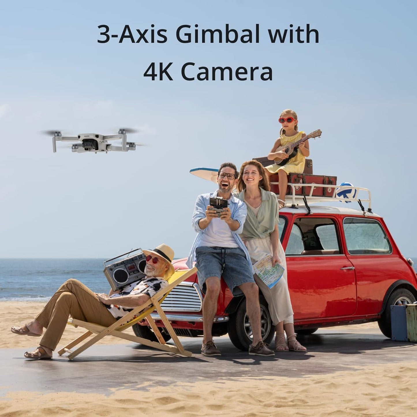 DJI CP.MA.00000306.01 Mini 2 Fly More Combo 4K Drone