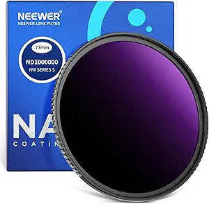 Neewer 10103852 ND1000000 77mm 20-Stop Lens Filter