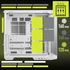 MSI PANO100LPZWHT MAG PC Case White
