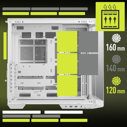MSI PANO100LPZWHT MAG PC Case White