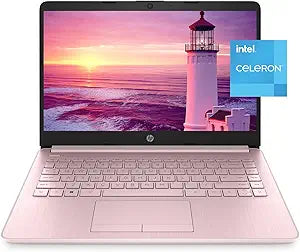 HP Premium Laptop: 14" HD, Intel Quad-Core (Renewed)