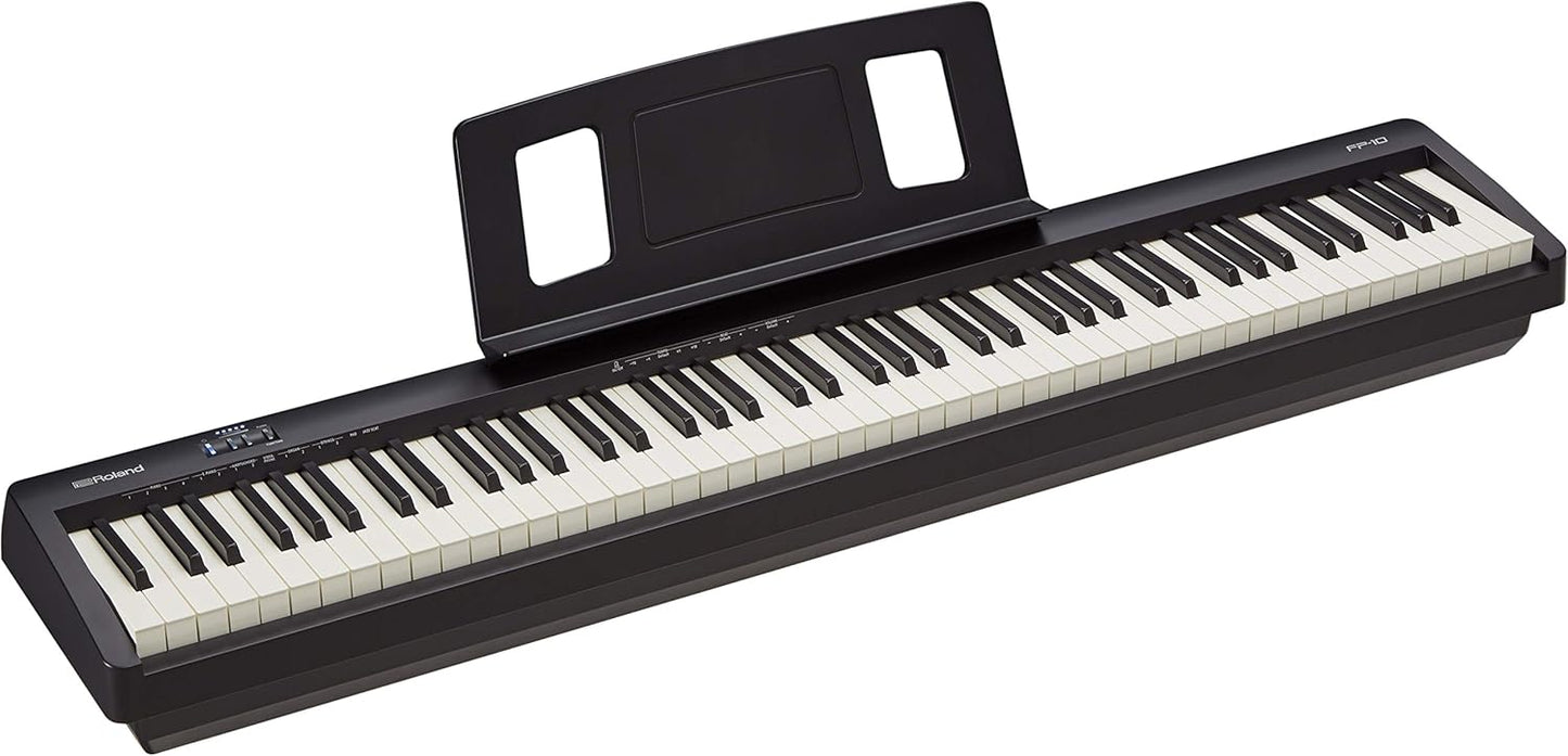 Roland FP-10 Digital Piano Bundle Stand Bench Lessons