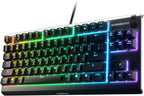 SteelSeries Apex 3 TKL RGB Gaming Keyboard - Compact Tenkeyless Design