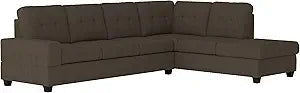 Lexicon 194840134213 Atlantis Chocolate 2-Piece Sectional Sofa
