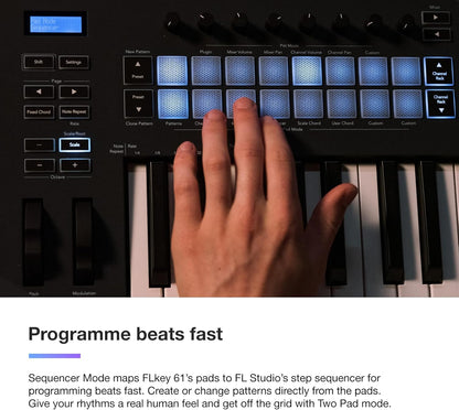 Novation FLkey 49 Keys MIDI Keyboard for FL Studio Music Production
