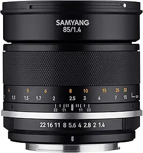 Samyang 22991 85mm F1.4 MK2 Manual Focus Lens - Canon EF