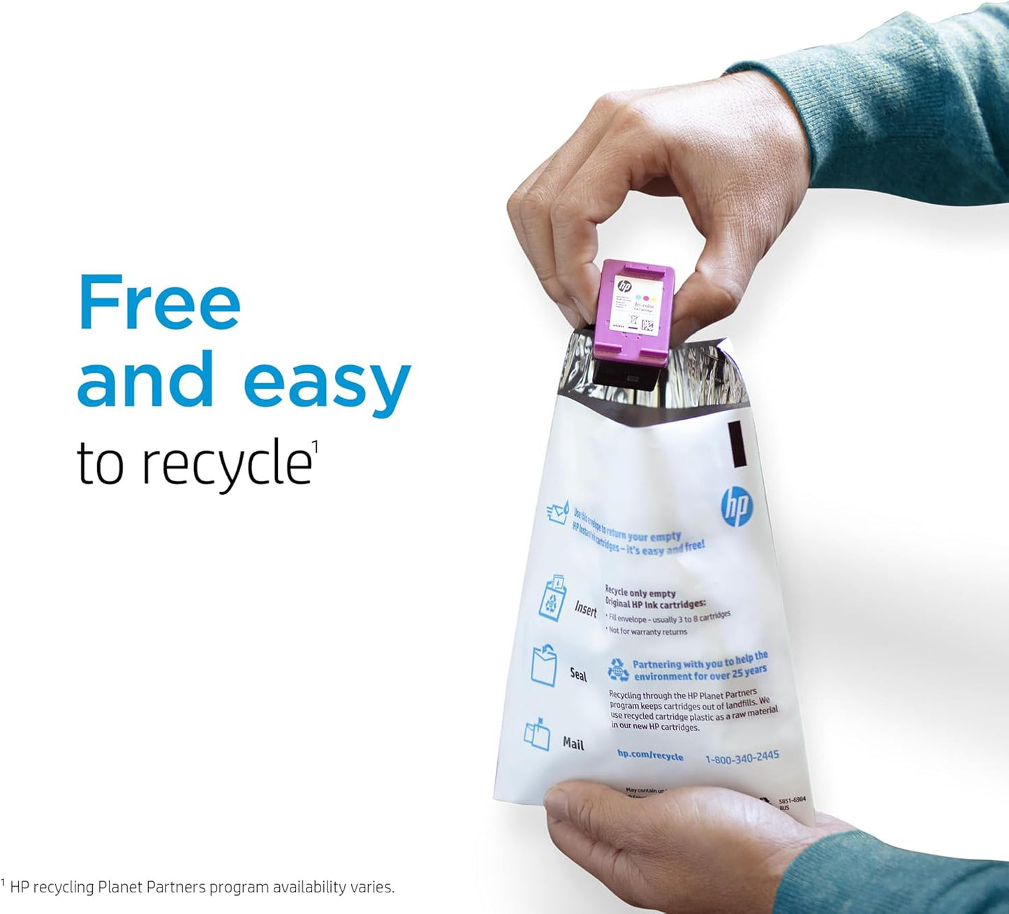 HP 7FP21TN 68 Black Ink Cartridge: Envy Series, Instant Ink Eligible