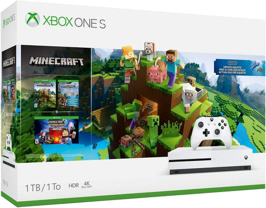 Microsoft 234-00506 Xbox One S 1TB Minecraft Bundle