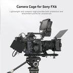 SmallRig 4124-CF FX6 Camera Cage Kit V-Mount Battery Plate