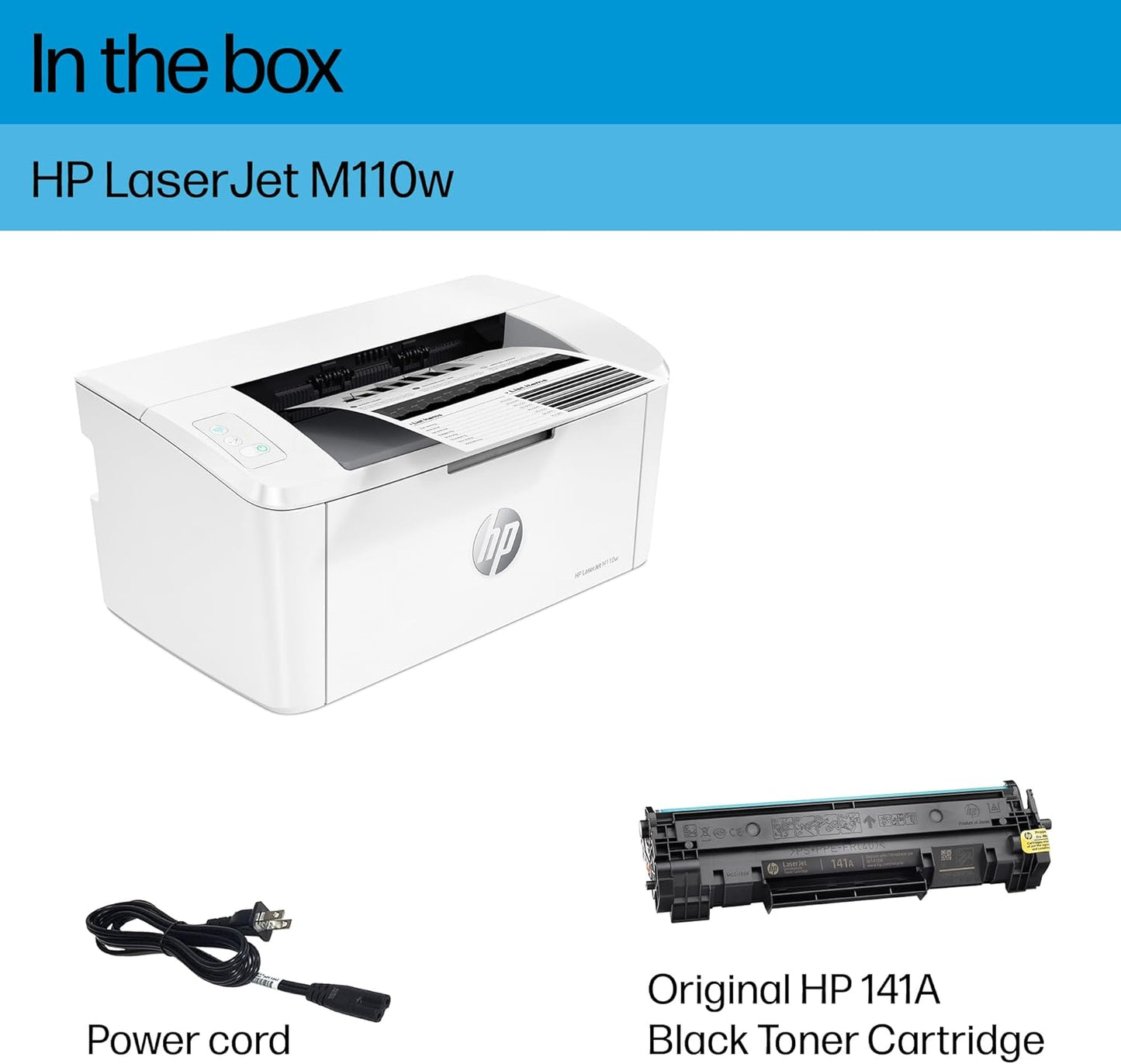 HP M110w Wireless LaserJet Printer for Small Teams