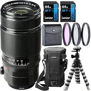 Fujifilm Fujinon XF 50-140mm: f/2.8 Lens Bundle - SD Card, Filters, Tripod
