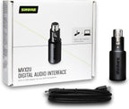 Shure MVX2U XLR-to-USB Digital Audio Interface