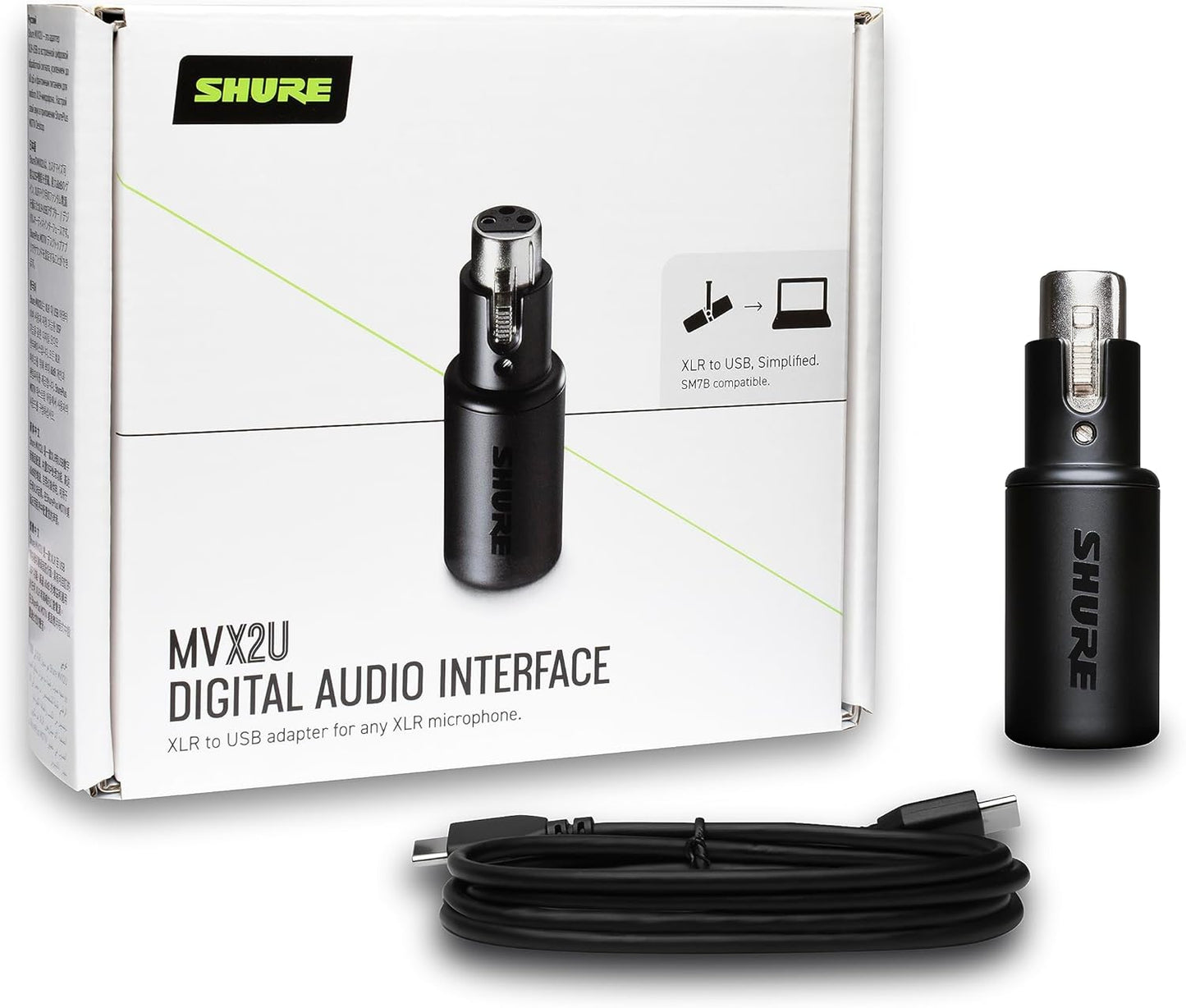 Shure MVX2U XLR-to-USB Digital Audio Interface