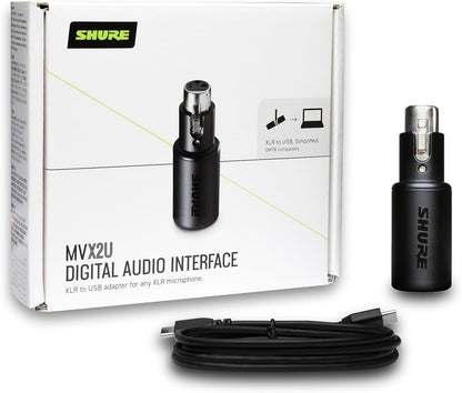 Shure MVX2U XLR-to-USB Digital Audio Interface