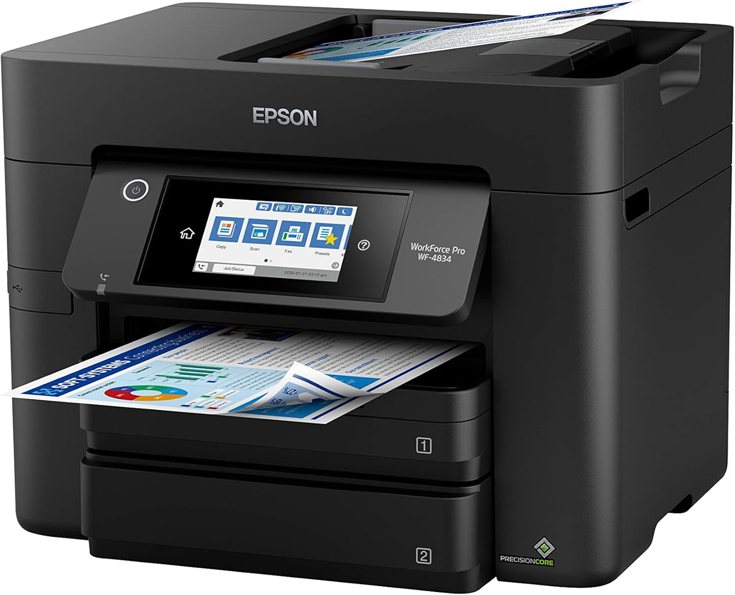 Epson C11CJ05203-N Workforce Pro WF-4834 Renewed Printer