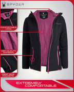 Spyder Women's Jacket Cozy Full Zip Hoodie